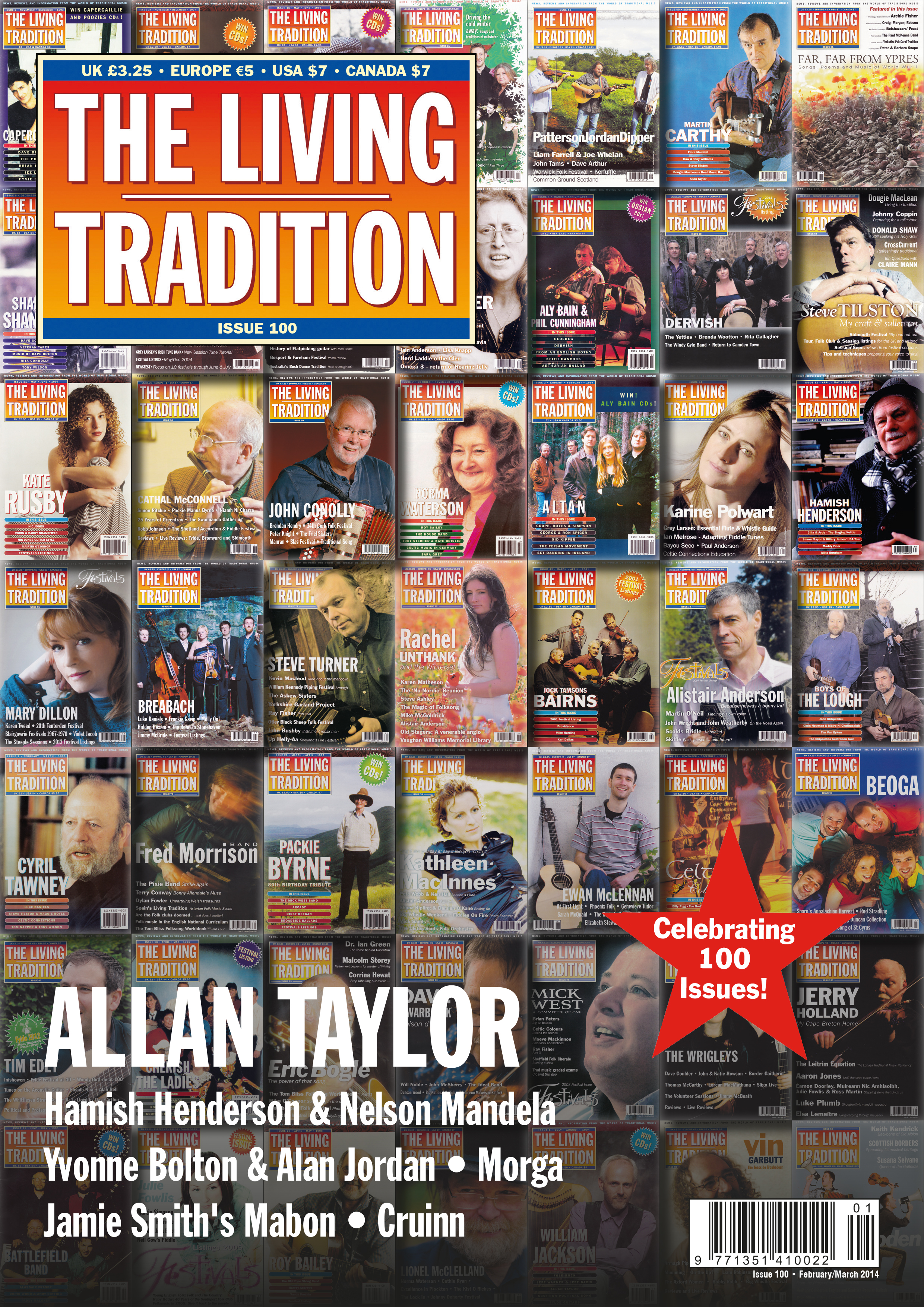 Living Tradition - front cover of Issue 100 (Hi Res for Print)