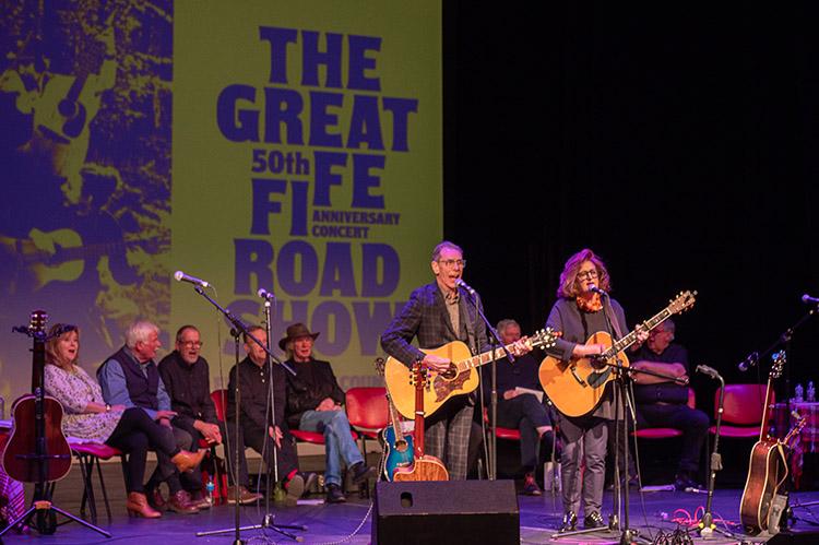 The Great Fife Roadshow - on stage.