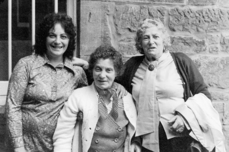 Sheila McGregor, Jane Turriff and Belle Stewart