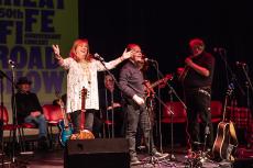 The Great Fife Roadshow - on stage - Cilla and Artie